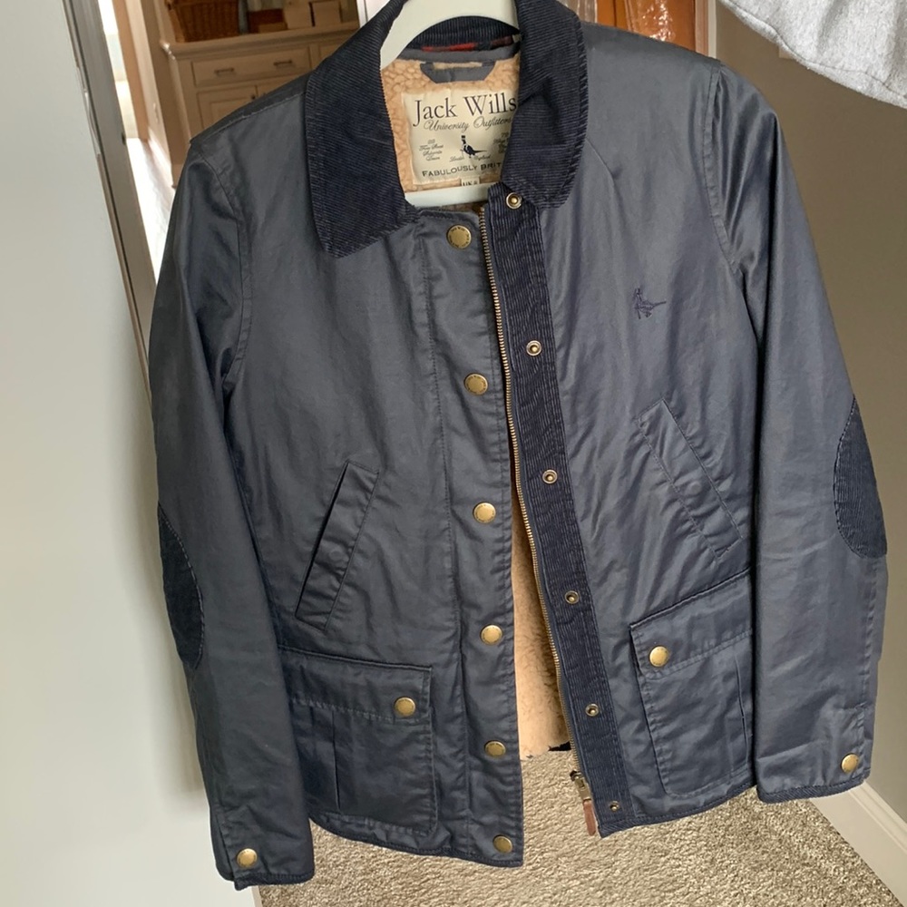 Jack Wills waxed cotton jacket